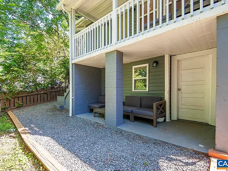 Upper and lower back patios with separate lower floor entry