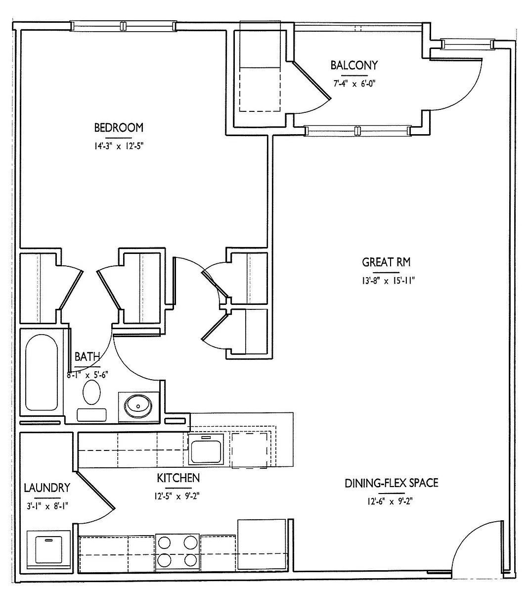 Floor plan Cardwell