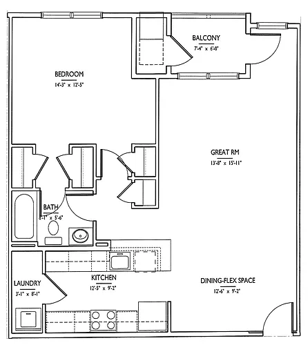 Floor plan Cardwell