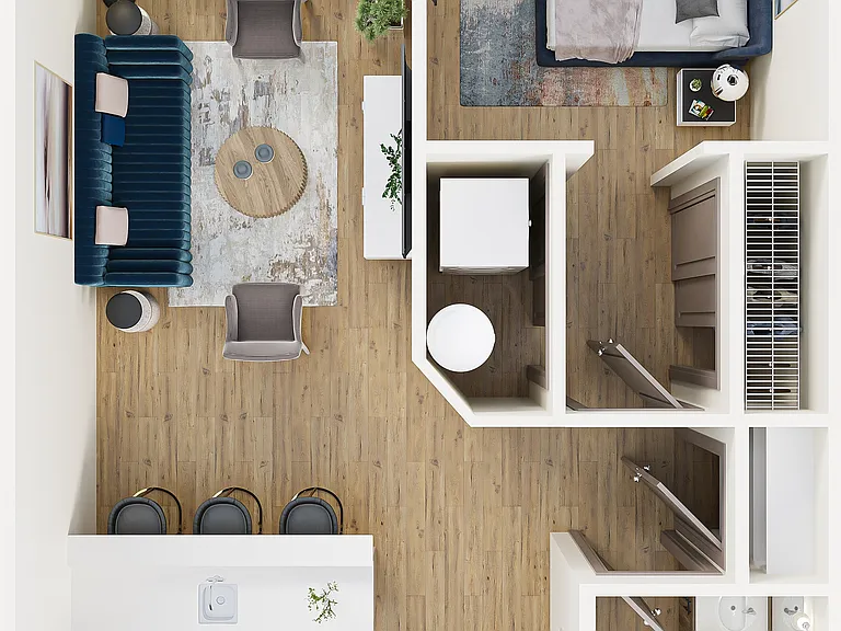 One Bedroom Floor Plan One Bedroom Floor Plan