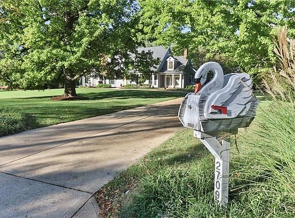 Fun entry to home with the cute Swan mailbox - 2709 N. Geyer Road