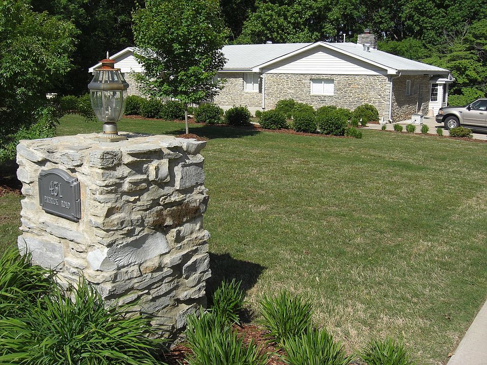 House and Lawn from Top of Driveway
