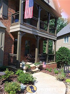Charming double front porches