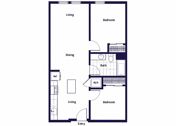 Floor plan A22