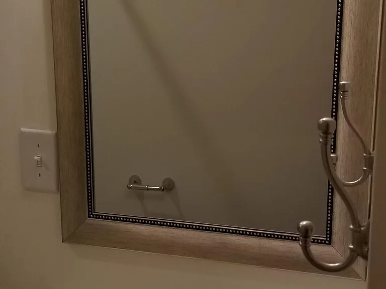 Bathroom sink area