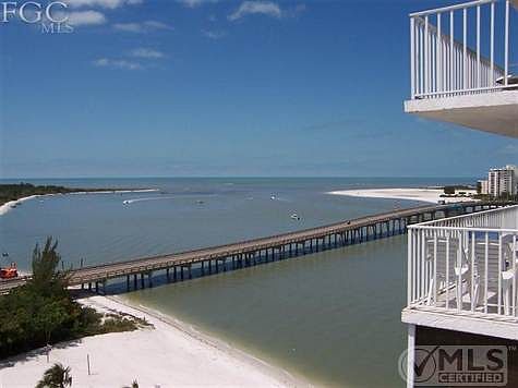 View of the Gulf of Mexico and Beach