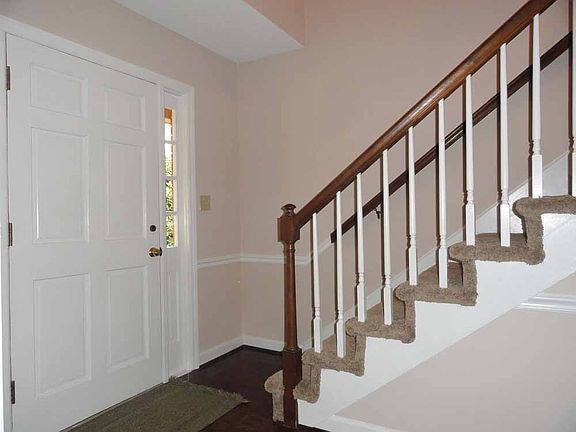 Roomy entry with beautiful flooring