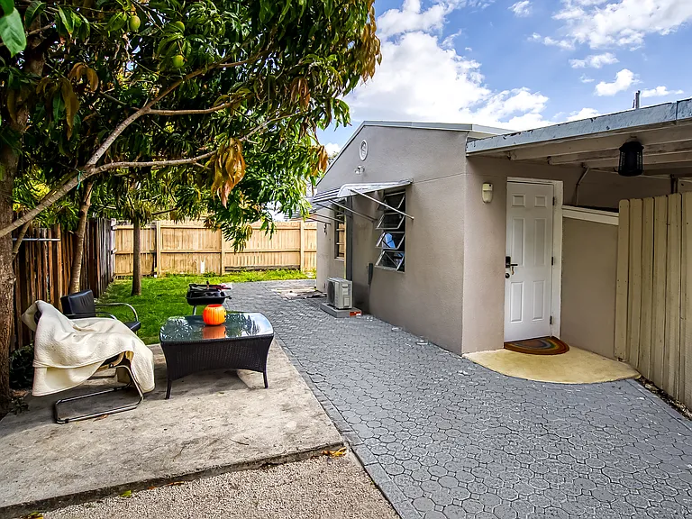 Entrance and Patio