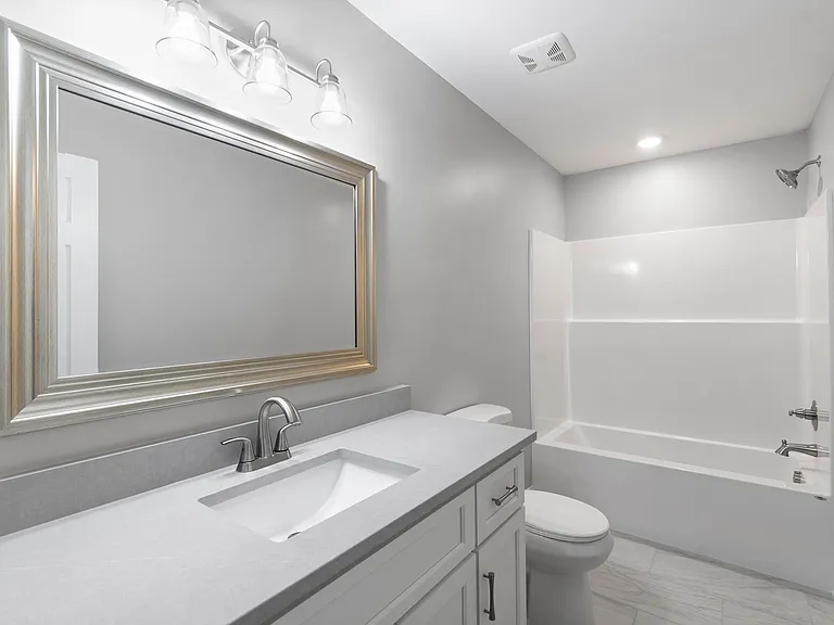 Full bathroom on second level