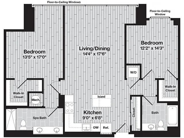 Floor plan The Velasca
