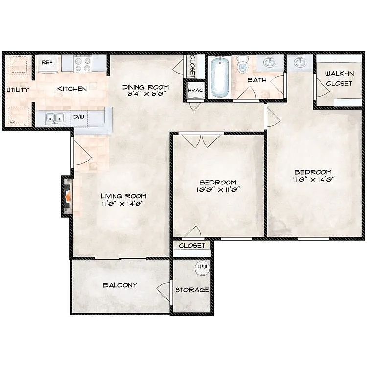 Floor plan 2E