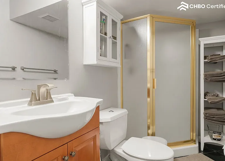 Basement bathroom
