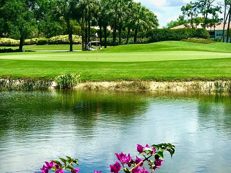 Top notch view from lanai of lake and 6th green