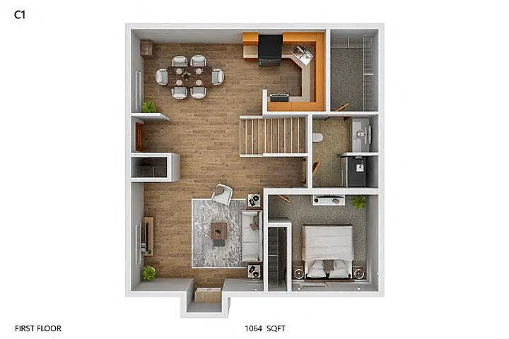 Floor plan B1