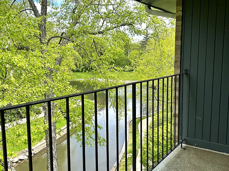 Huge Balcony overlook garden and pool