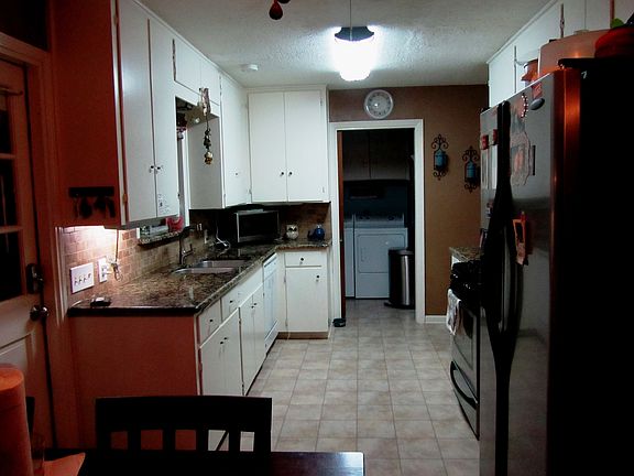 kitchen/laundry room in back