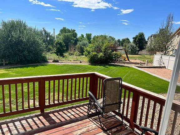 Back of home. Not fully fenced. No pets