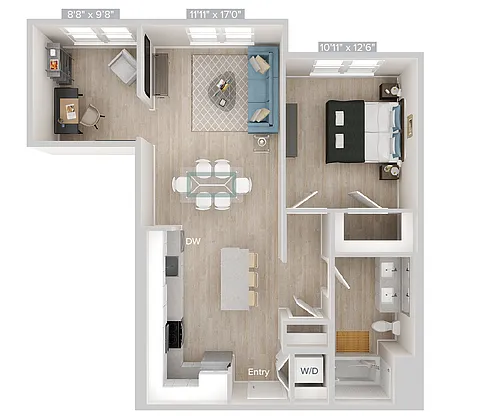 Floor plan A9U