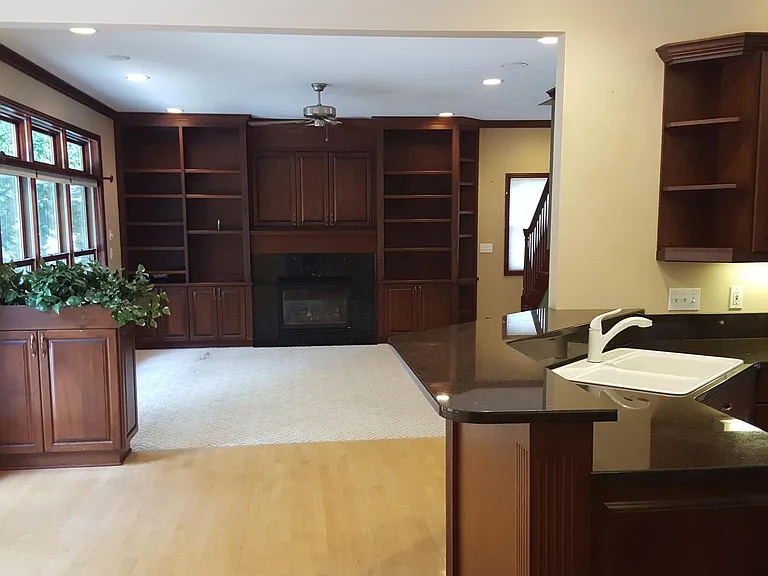 Kitchen towards living room
