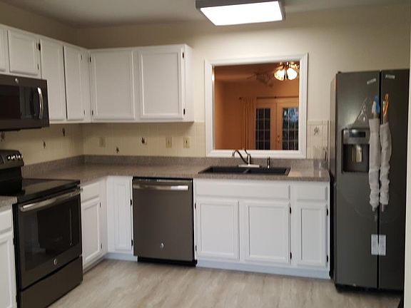 Kitchen view from from front window