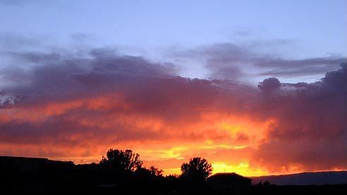 Sunset from Back Deck