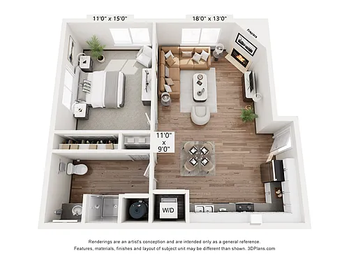 Floor plan 2x2d