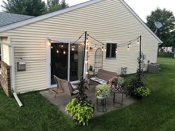 Second patio located off of the living room.