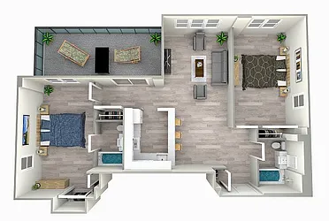 Rented by B & L Management