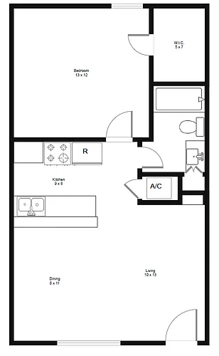 Floor plan A1