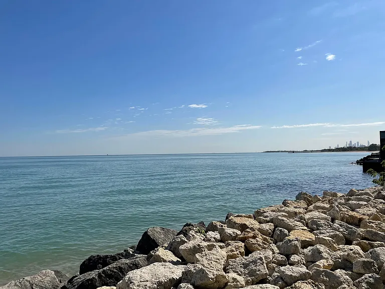 Close to the beach.