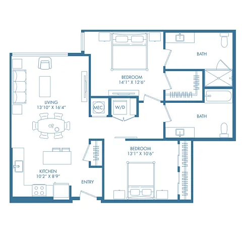 Floor plan B10U