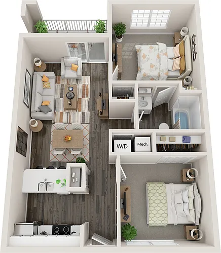 Floor plan Cancun