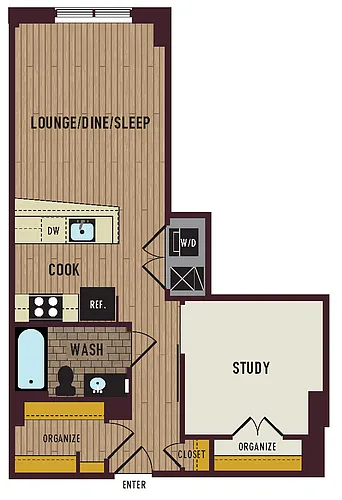 Floor plan SD2 + Den