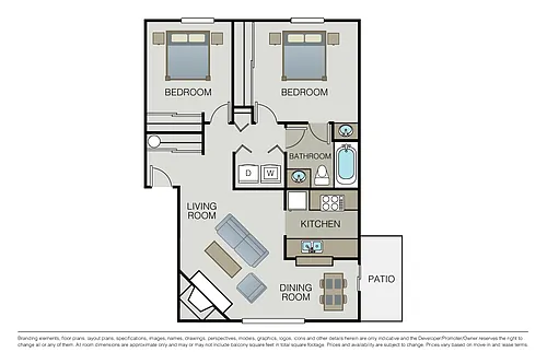 Floor plan Plan 2B