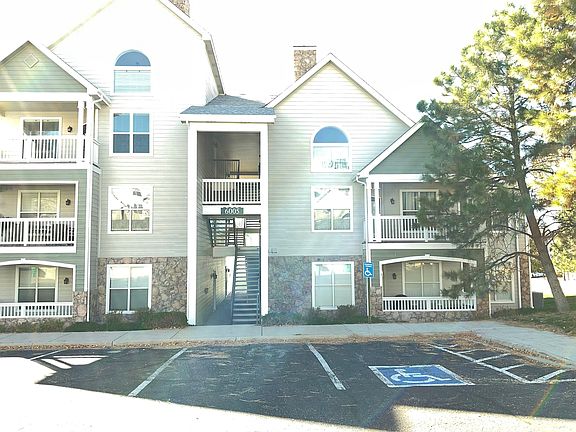 Front of building 6005. Unit is on the right second level corner.