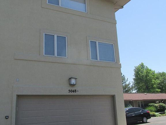 Rear of unit two car garage