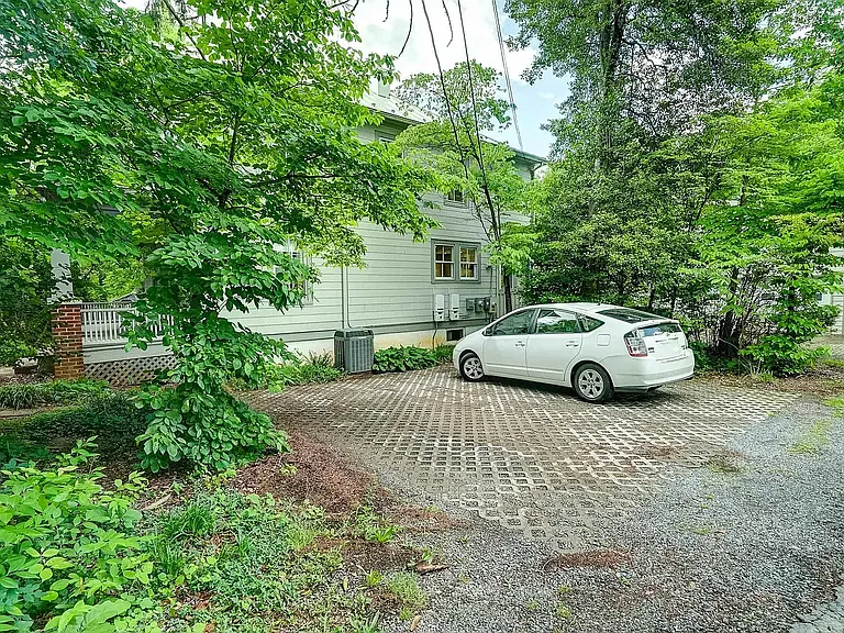 Off-street parking pad