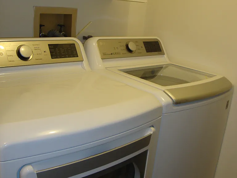Washer & Dryer in Utility Room