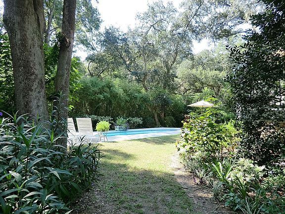 View toward pool