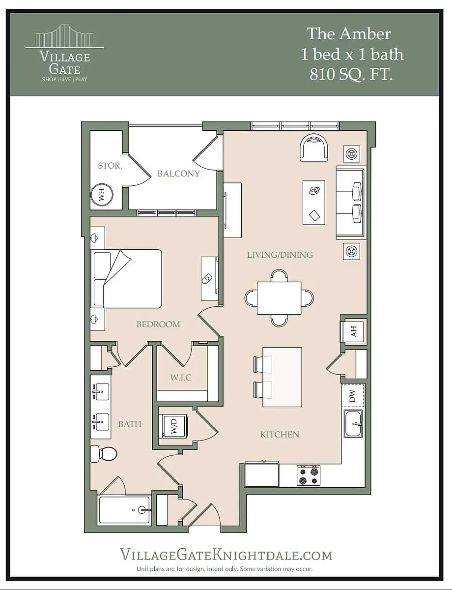 Floor plan The Amber
