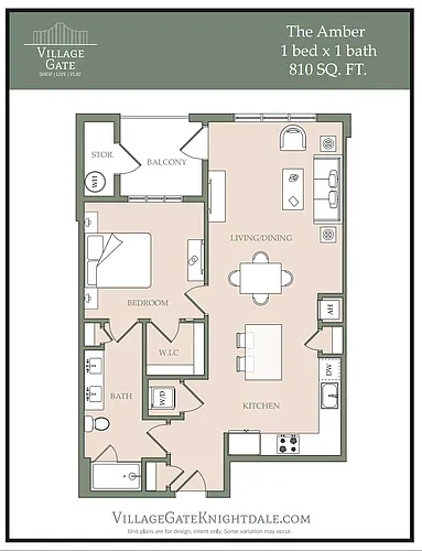 Floor plan The Amber