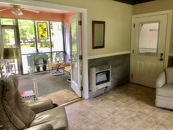 Family room and porch