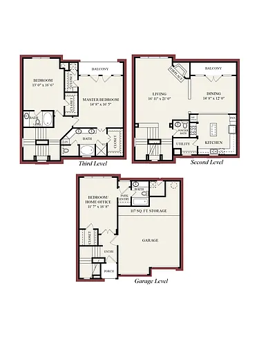 Floor plan C3-Townhome