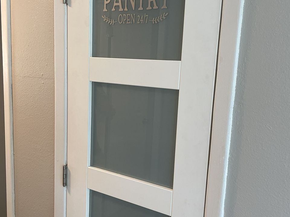Custom pantry door.