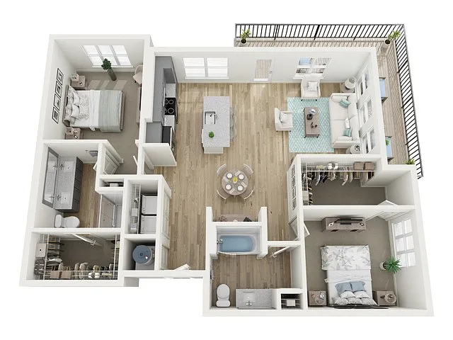 Floor plan B2