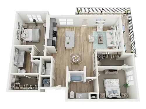 Floor plan B2