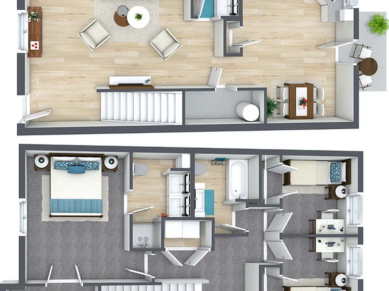 Three bedroom townhome Three bedroom townhome