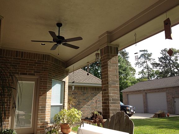 Rear Patio and Shop Building