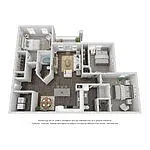 Floor plan Three Bedroom - F