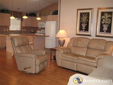 living room and kitchen